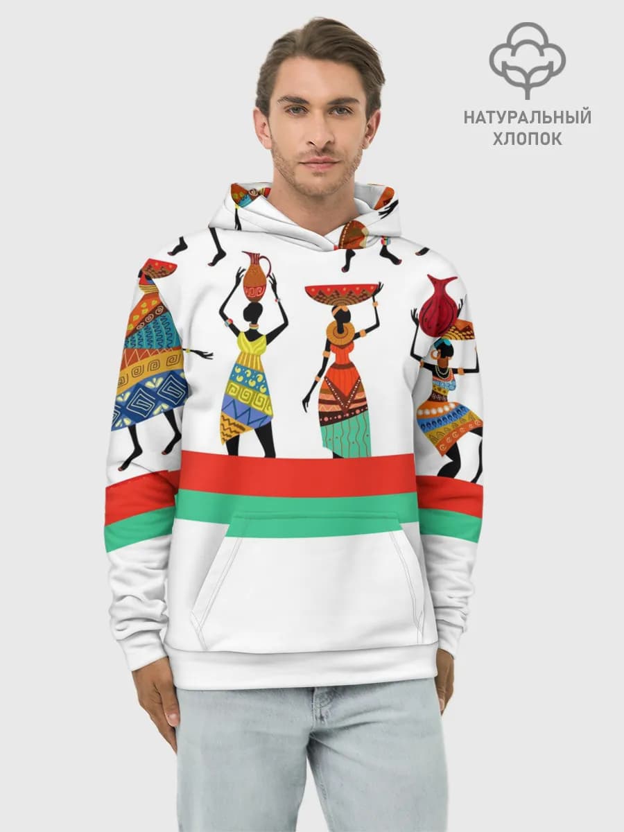 Худи мужской база хлопок