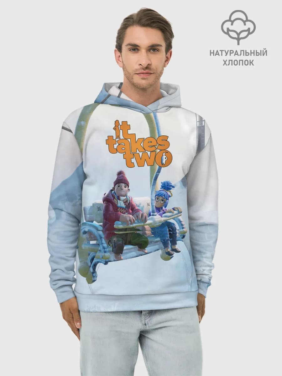 Худи мужской база хлопок