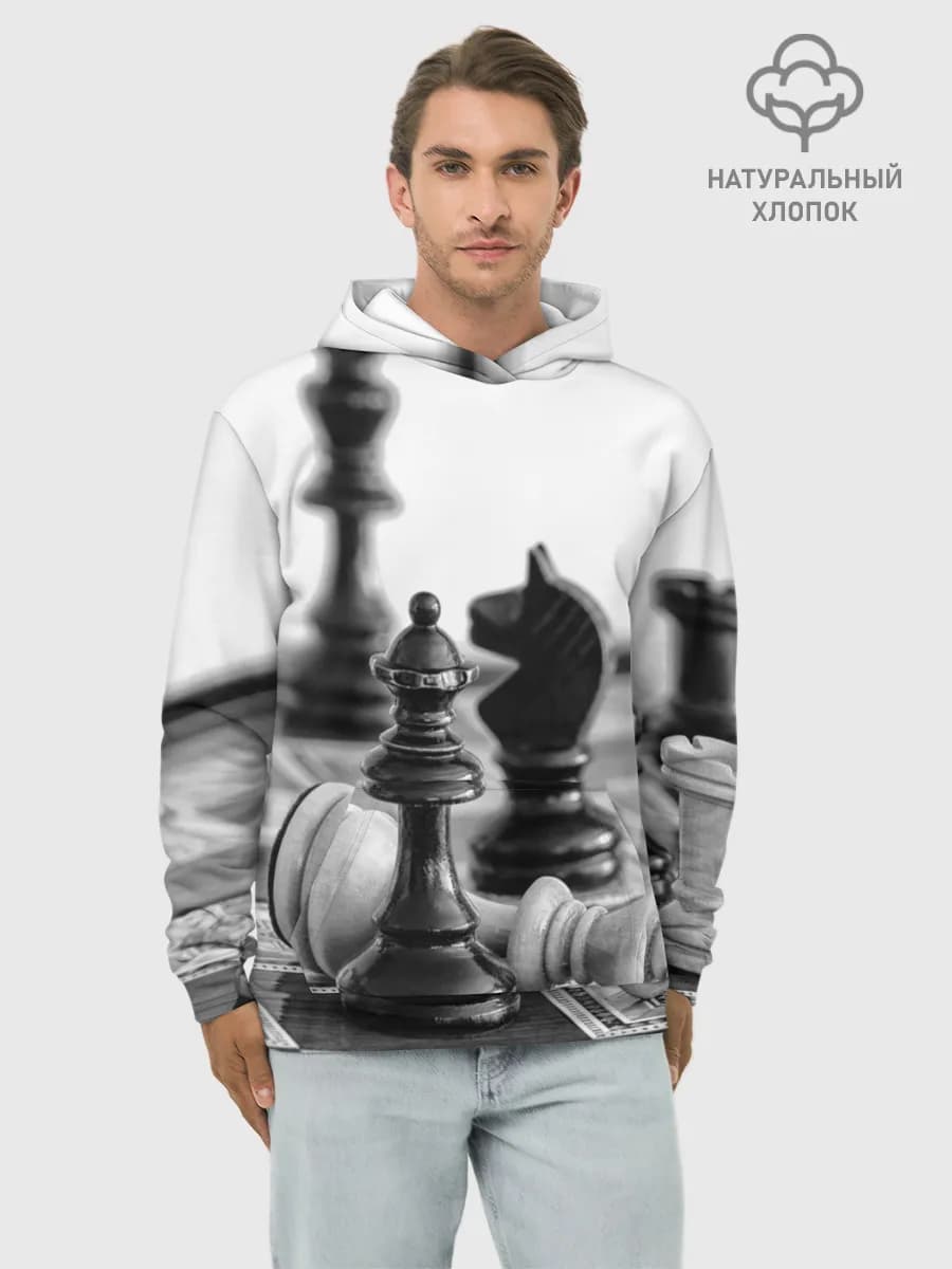 Худи мужской база хлопок