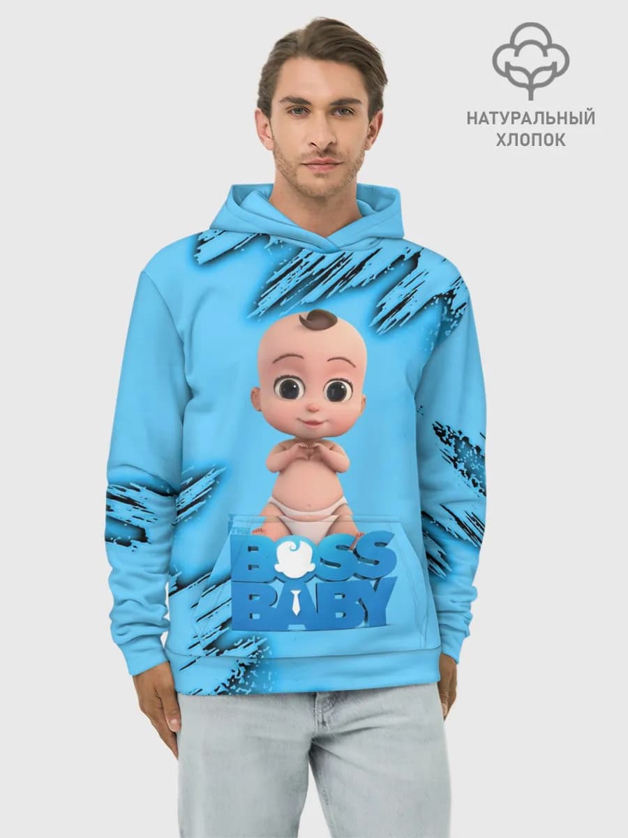 Худи мужской база хлопок