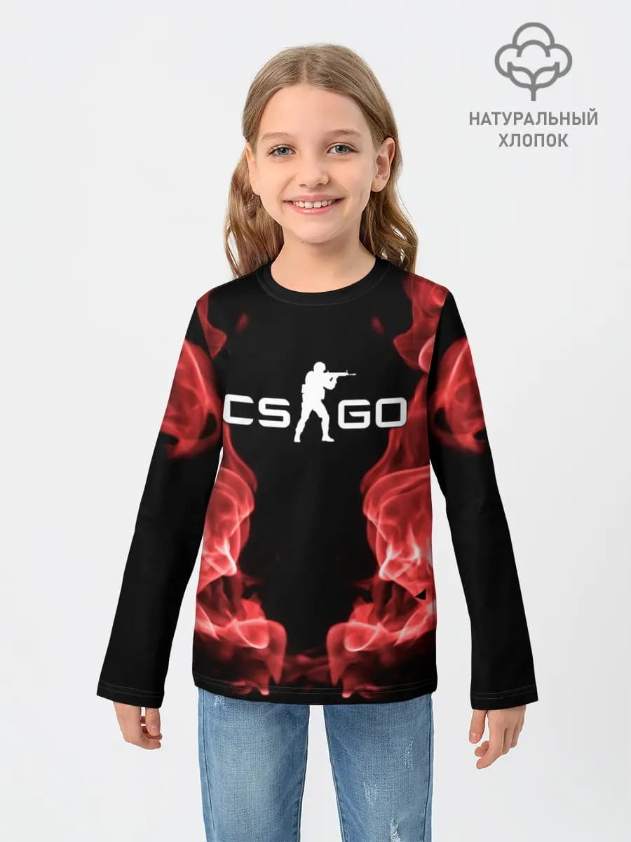 Детский лонгслив