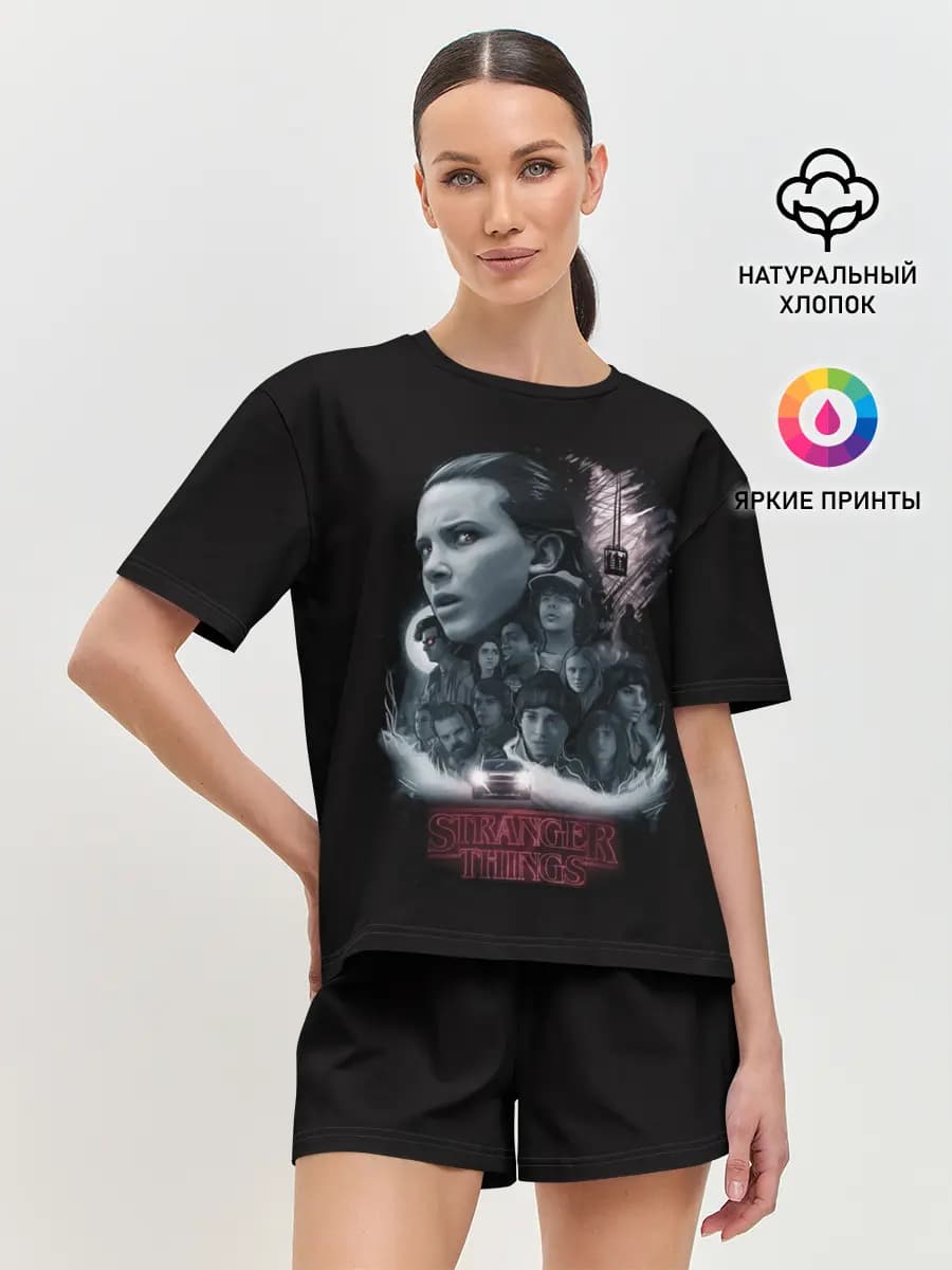 Женская пижама с шортами