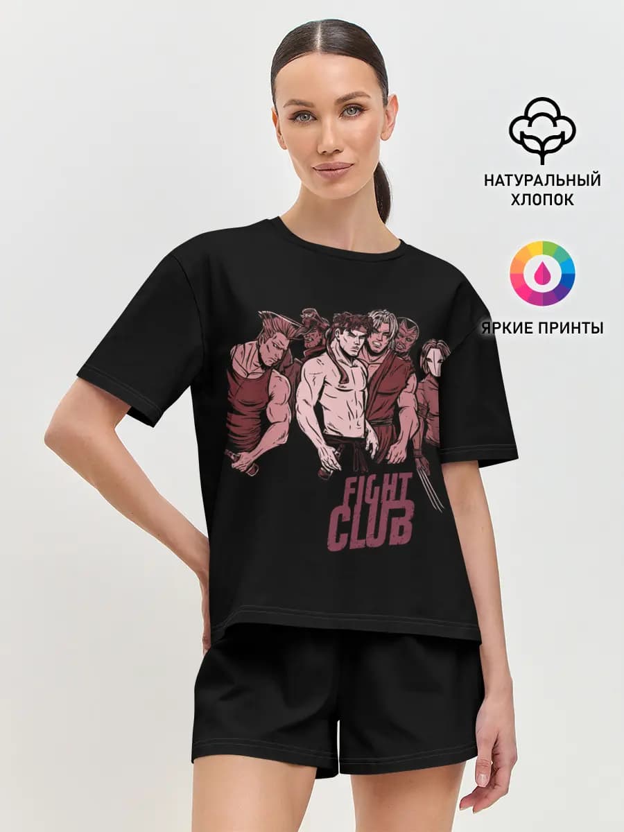 Женская пижама с шортами