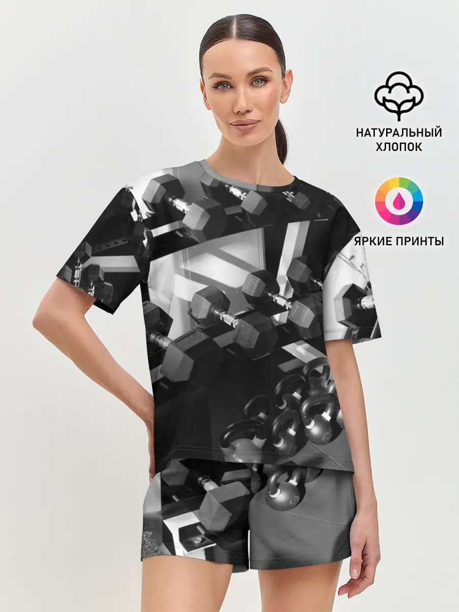 Женская пижама с шортами