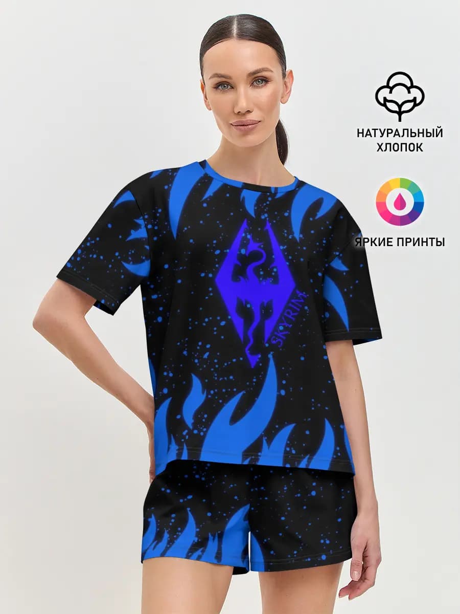 Женская пижама с шортами