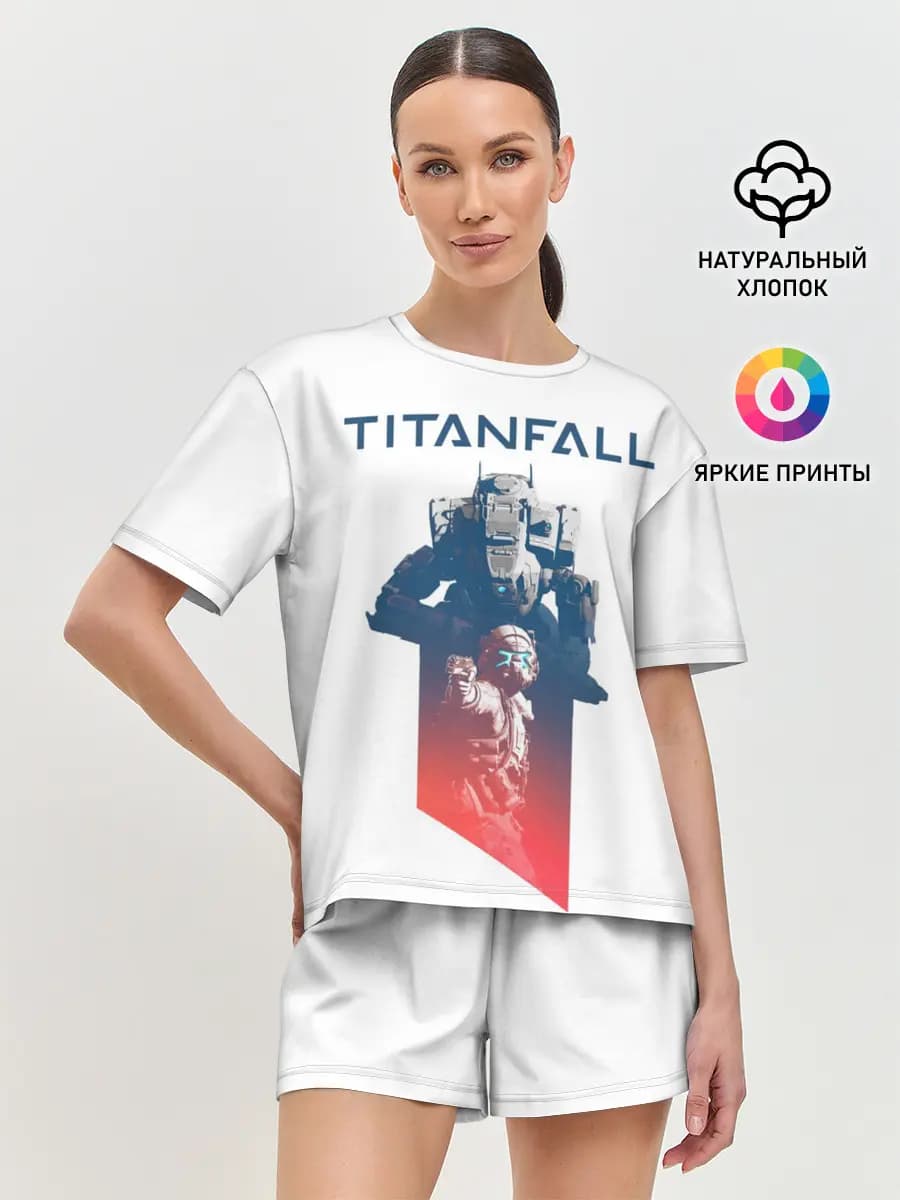 Женская пижама с шортами