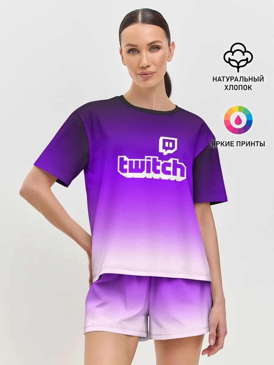 Женская пижама с шортами
