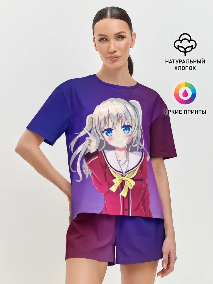 Женская пижама с шортами
