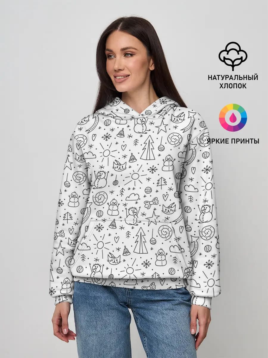 Женское худи