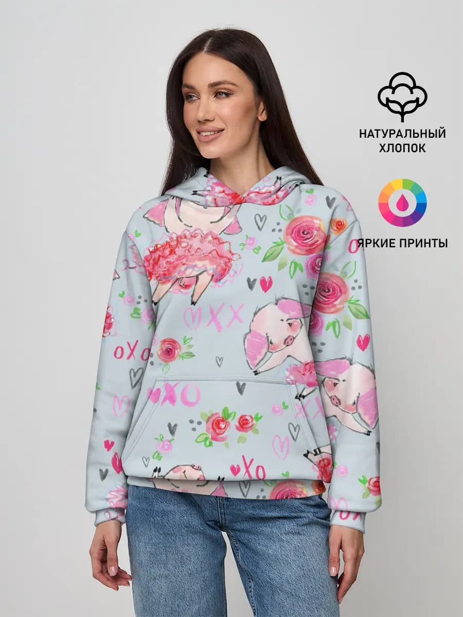 Женское худи