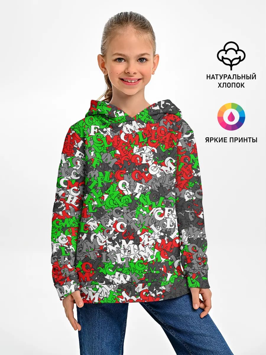 Камуфляж с буквами FCLM