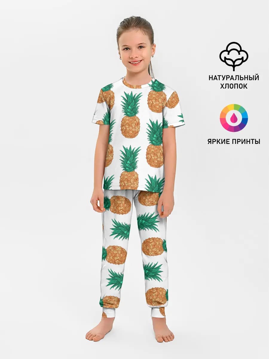 Детская пижама с брюками