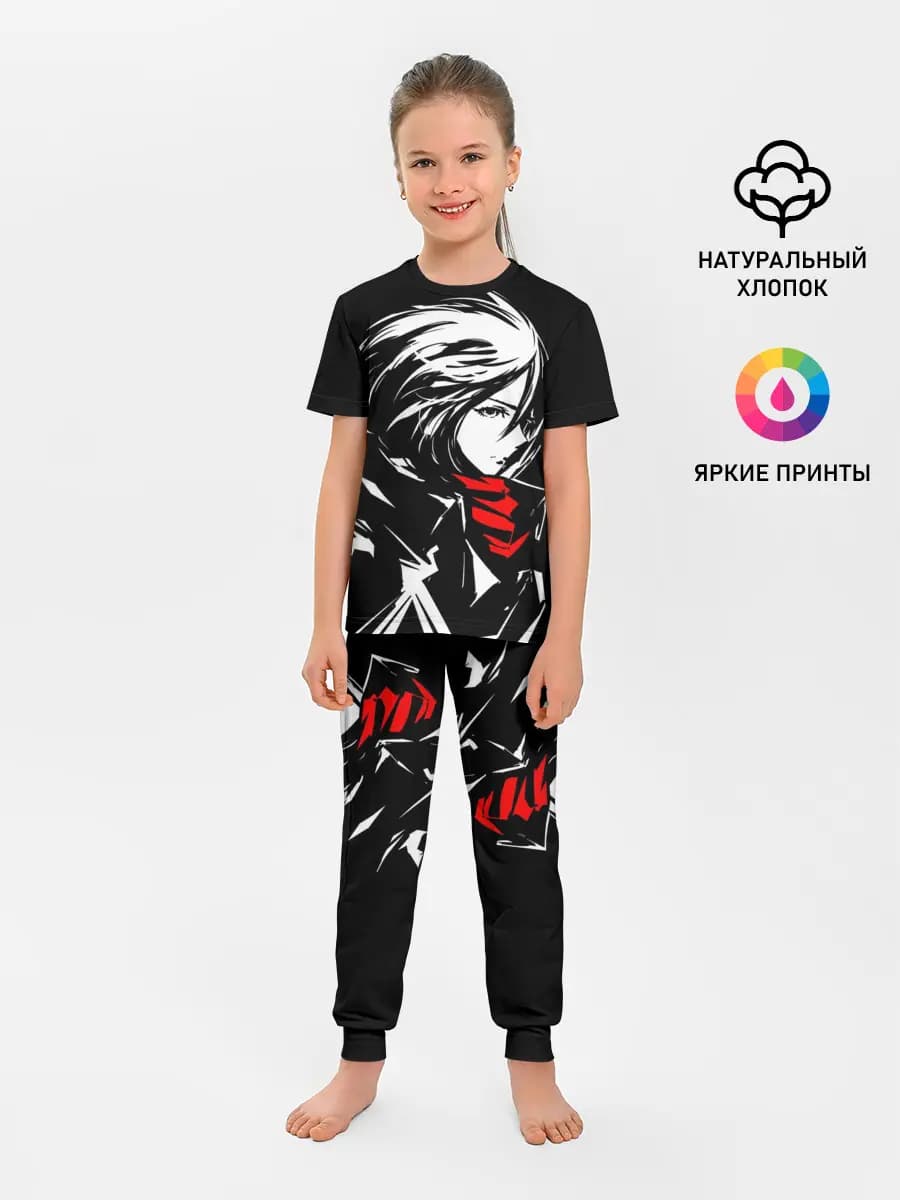Детская пижама с брюками