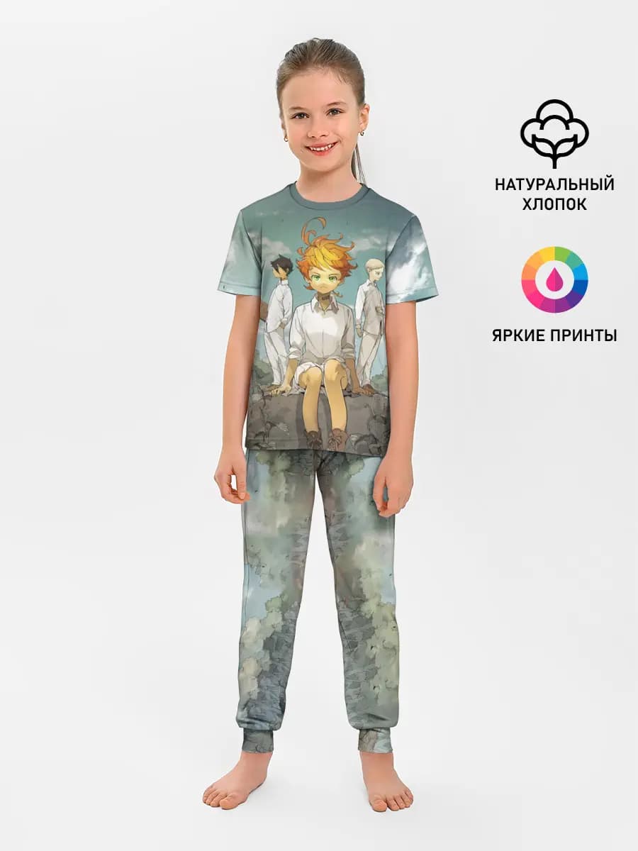 Детская пижама с брюками