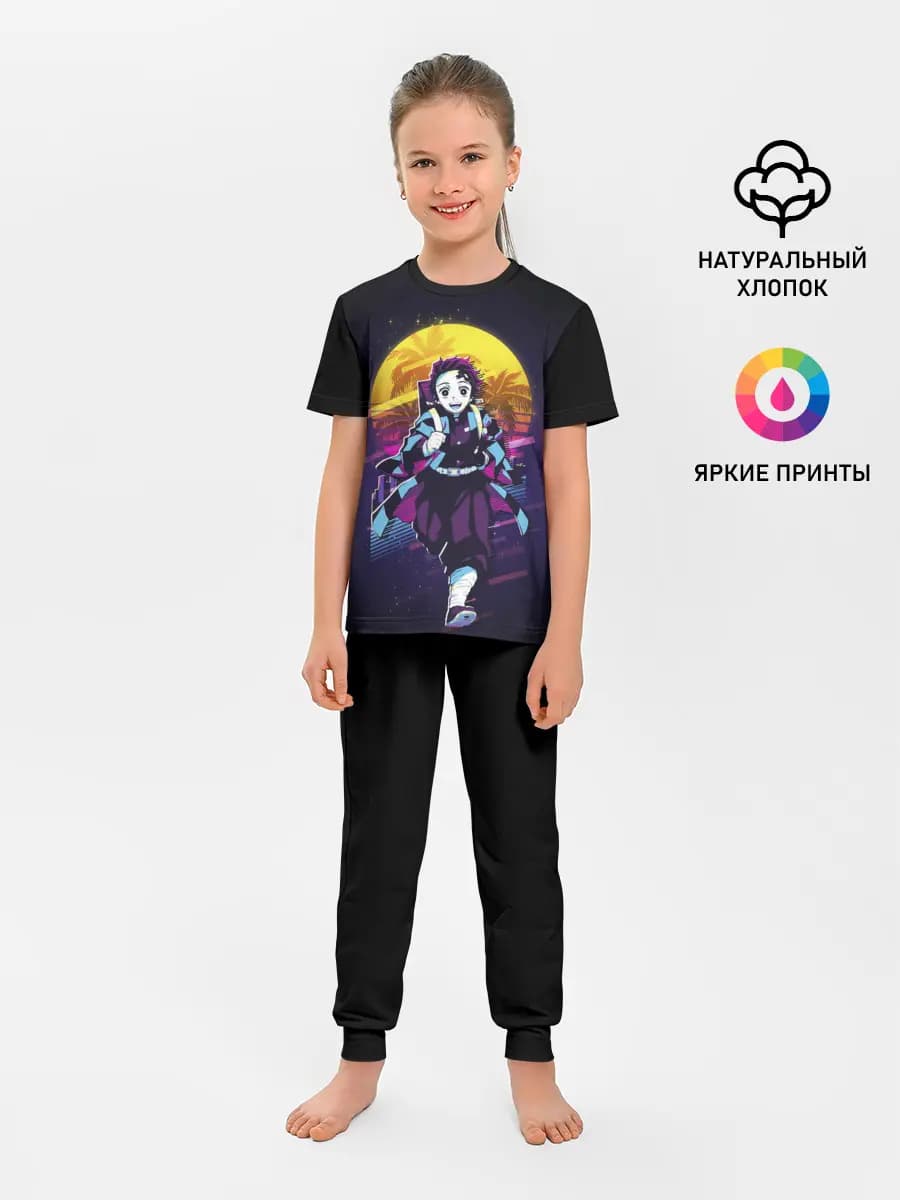 Детская пижама с брюками