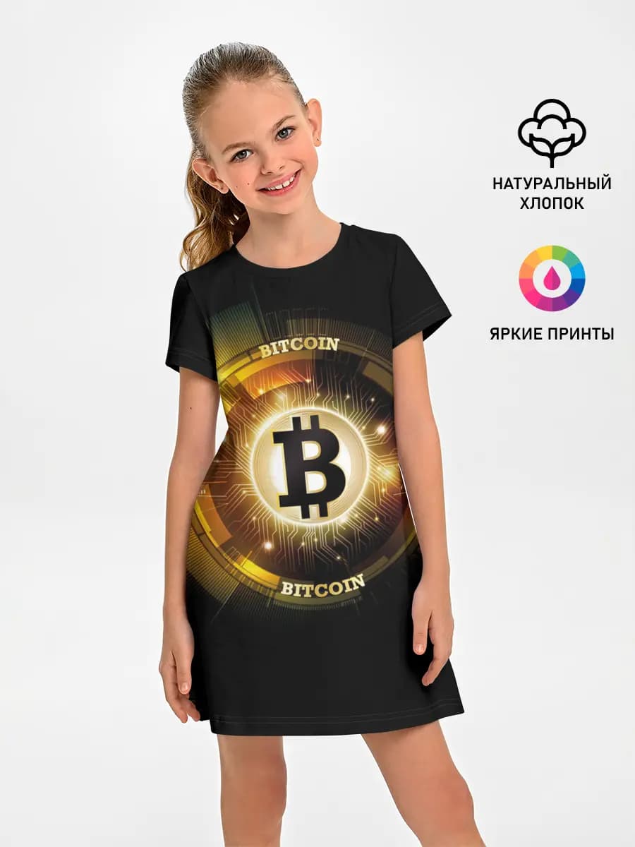 Золотой биткоин
