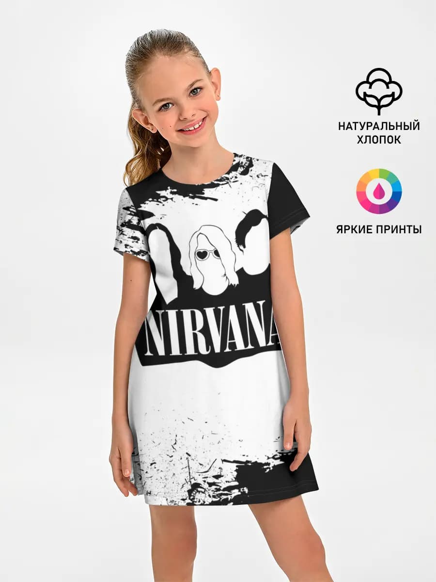 Нирвана Рок Группа Гранж ЧБ | Nirvana