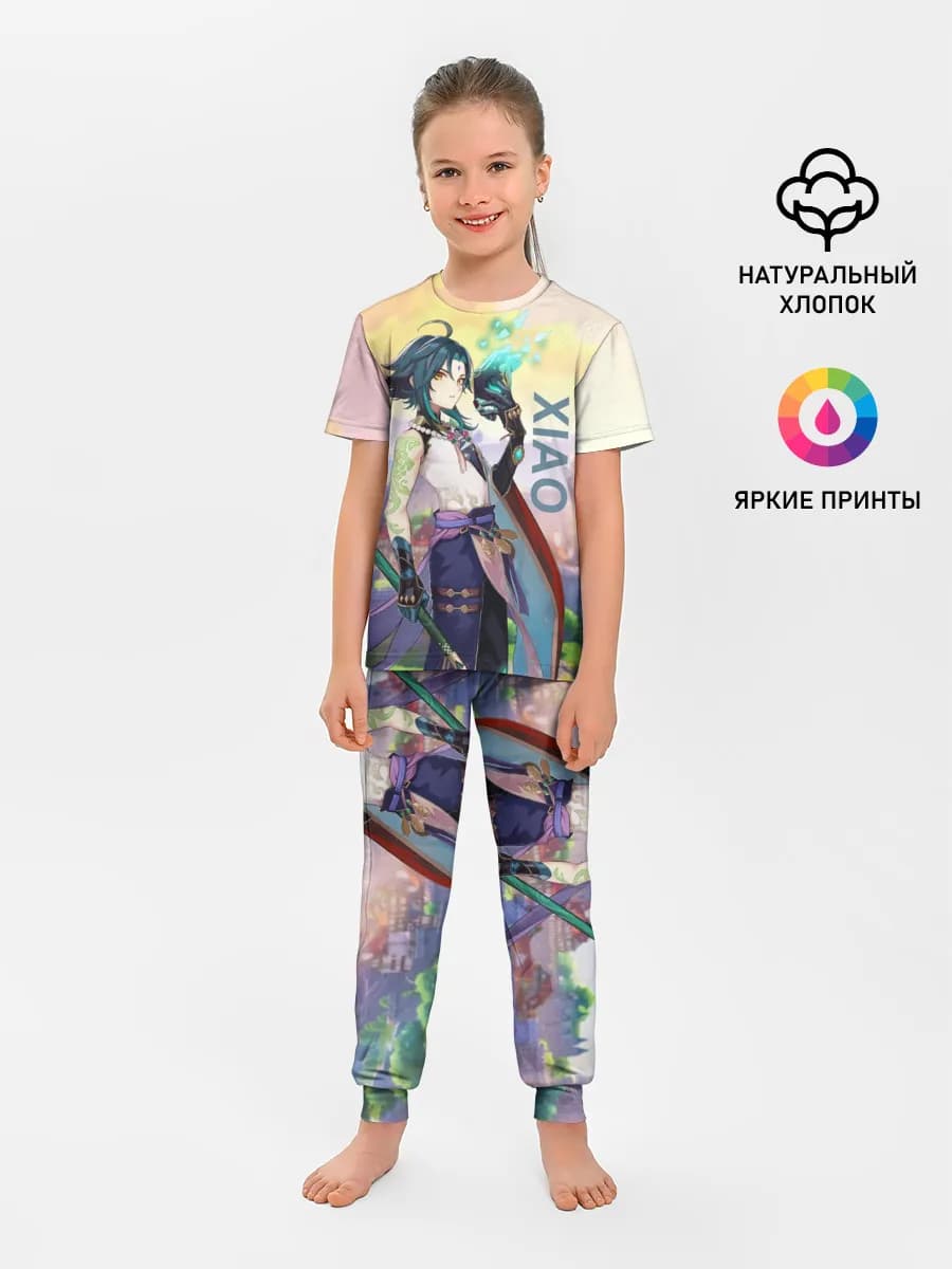Детская пижама с брюками