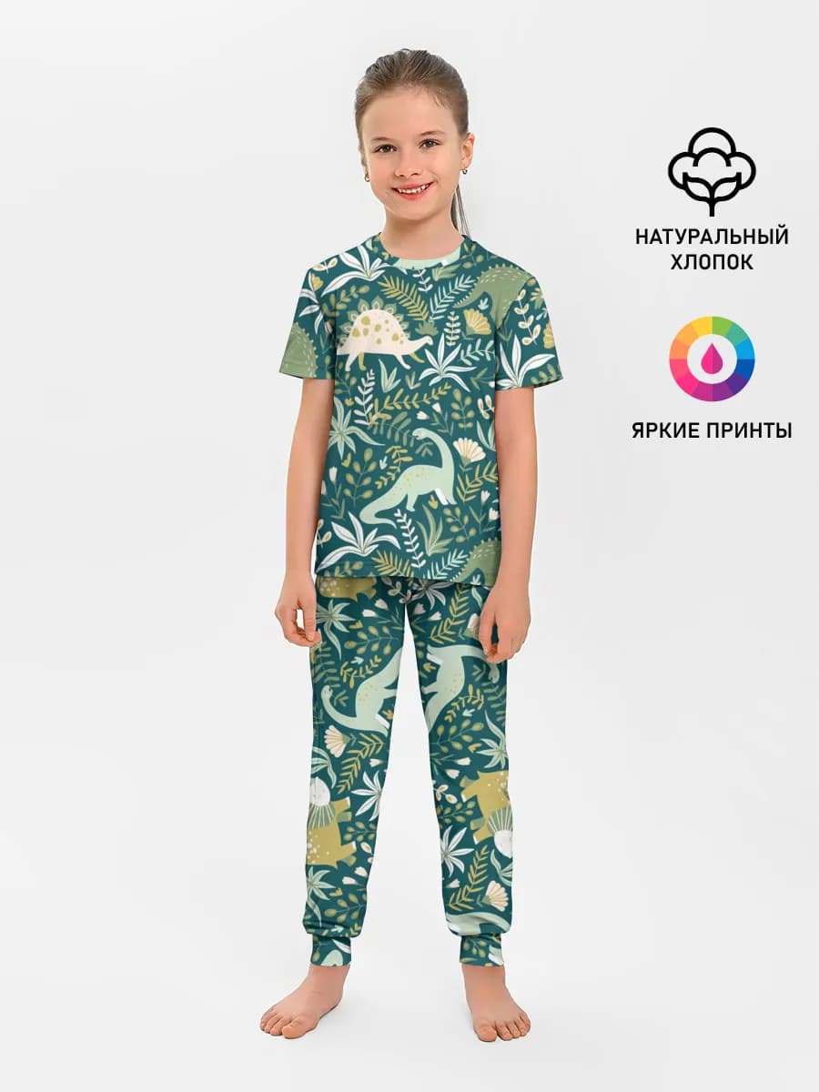 Детская пижама с брюками