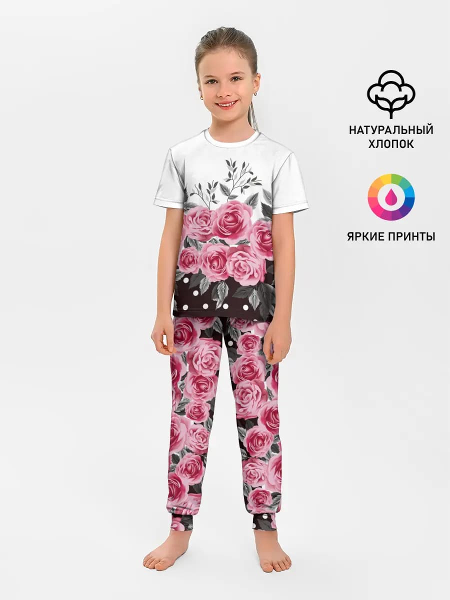 Детская пижама с брюками