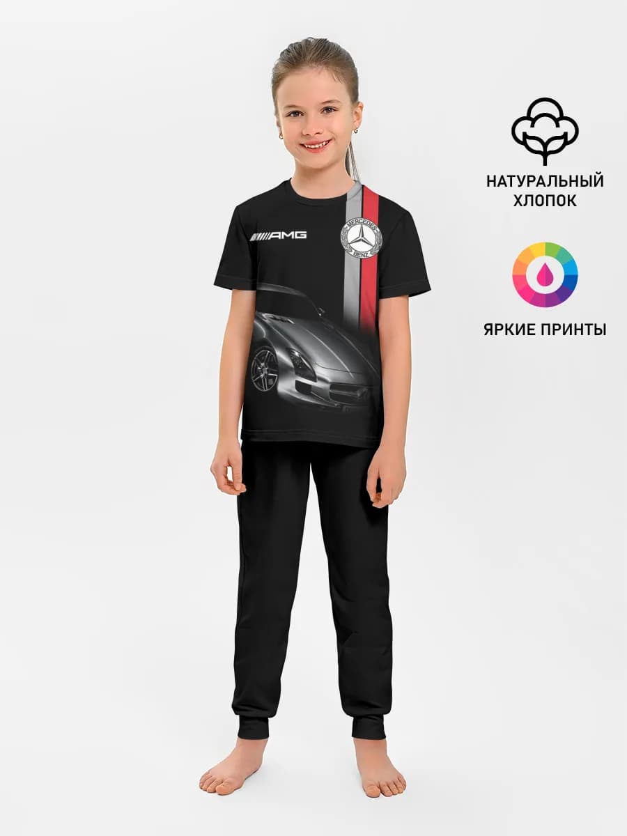 Детская пижама с брюками