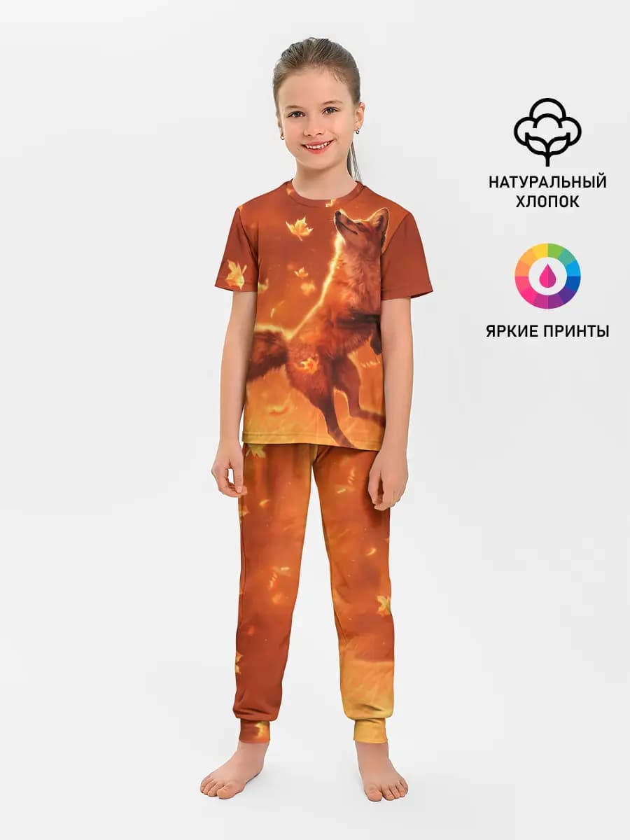 Детская пижама с брюками