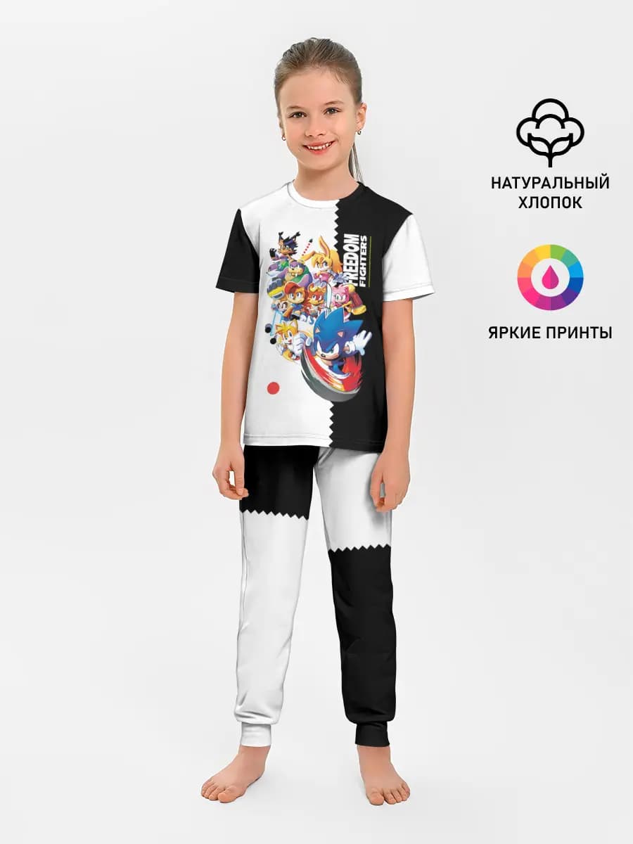Детская пижама с брюками