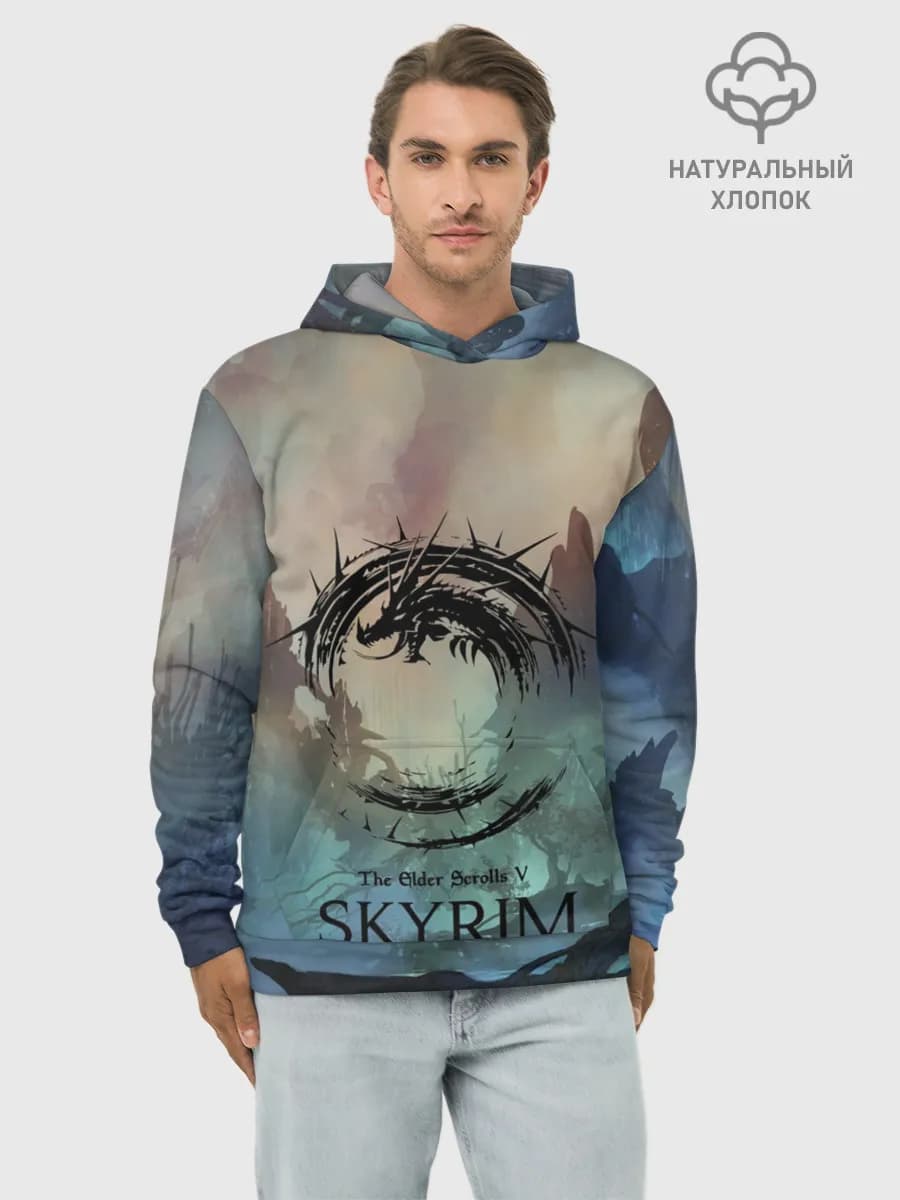 Худи мужской база хлопок