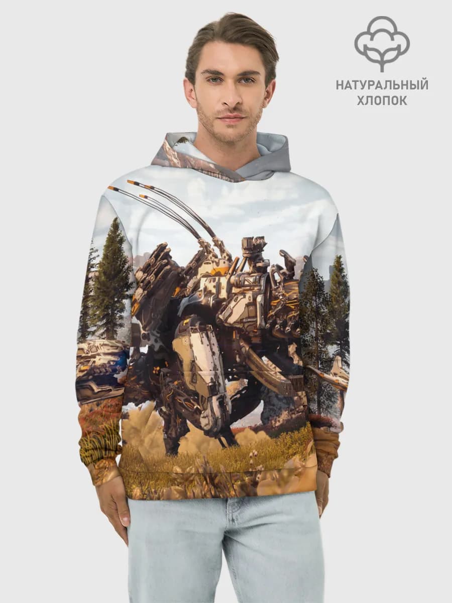 Худи мужской база хлопок