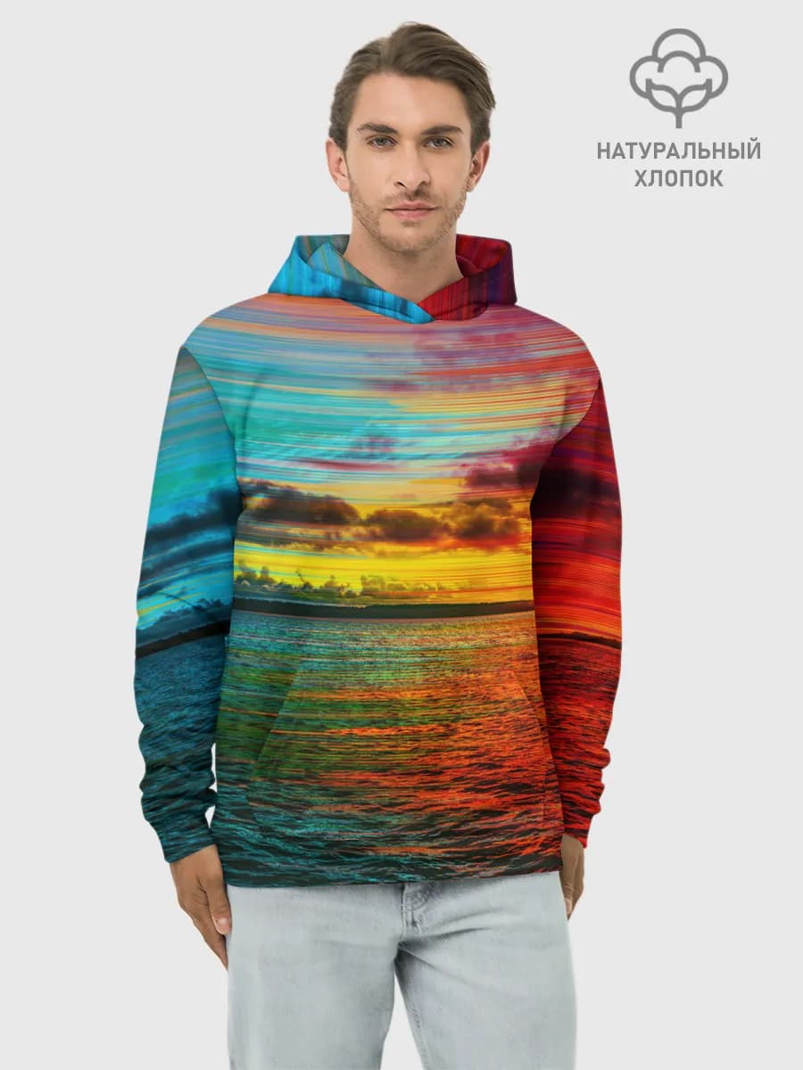 Худи мужской база хлопок