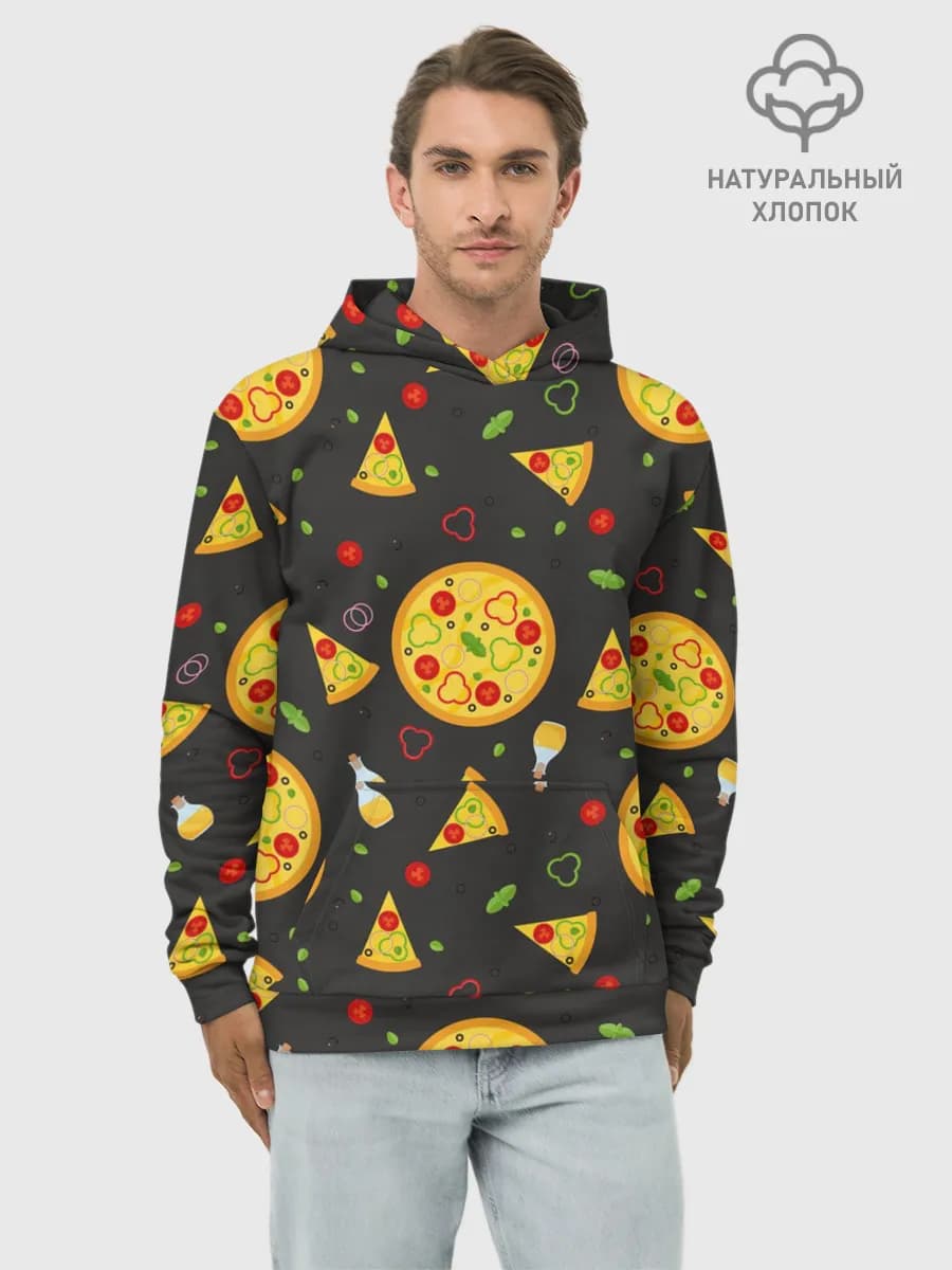 Худи мужской база хлопок