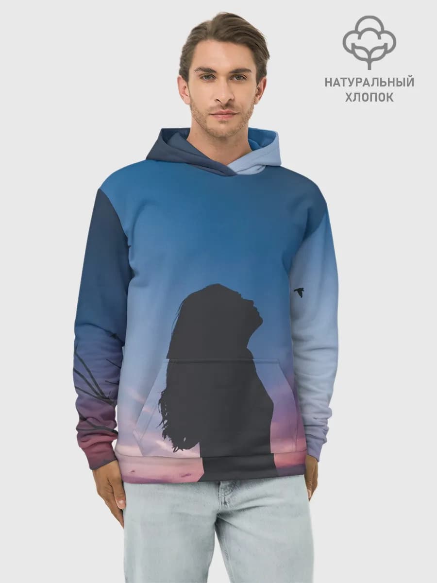 Худи мужской база хлопок