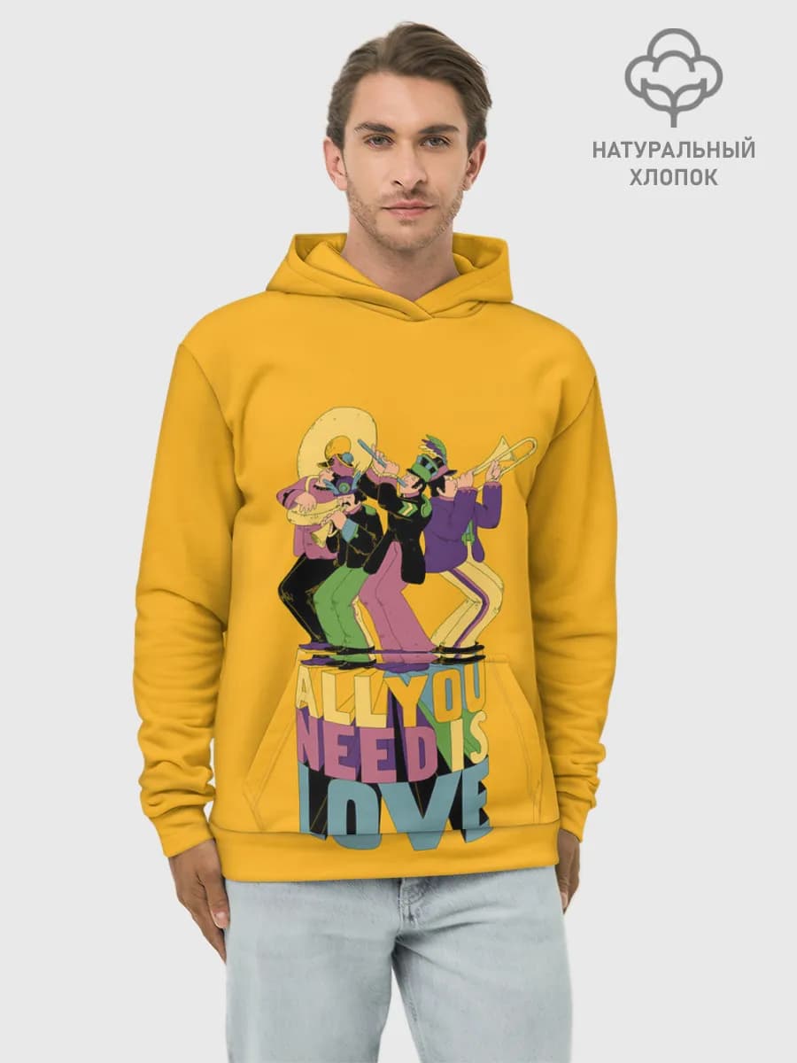 Худи мужской база хлопок