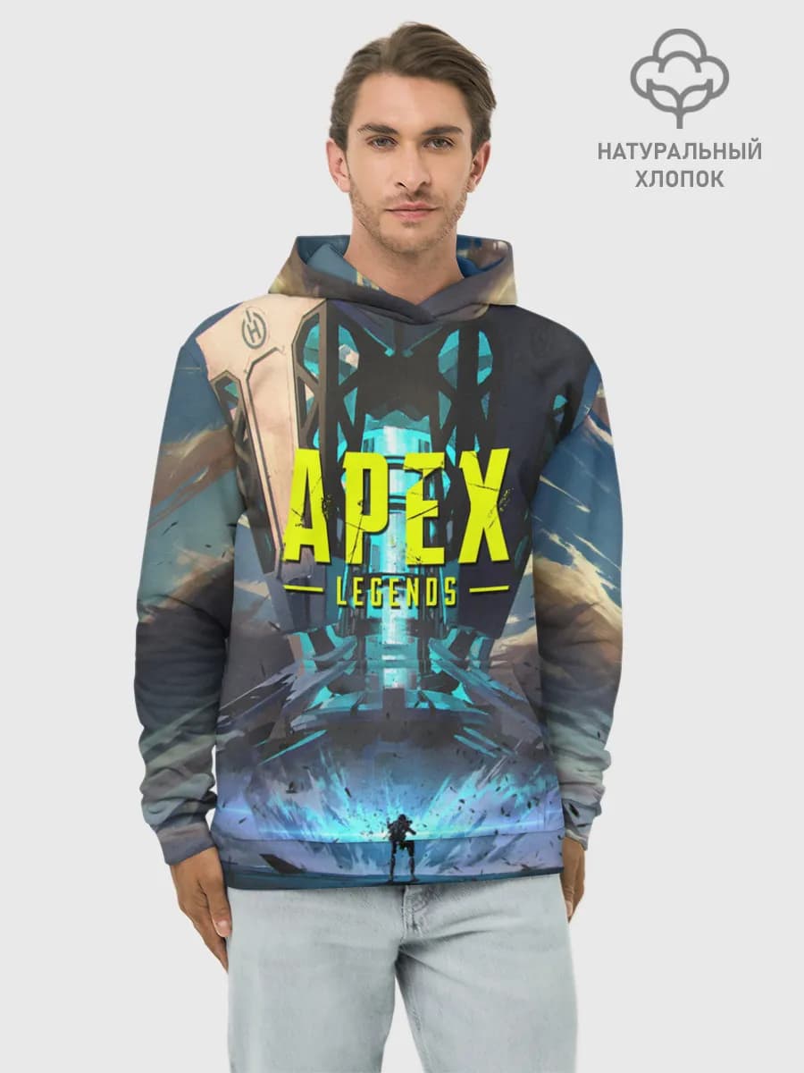 Худи мужской база хлопок