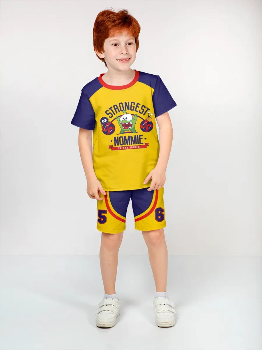 Ам Ням Short Yellow Violet