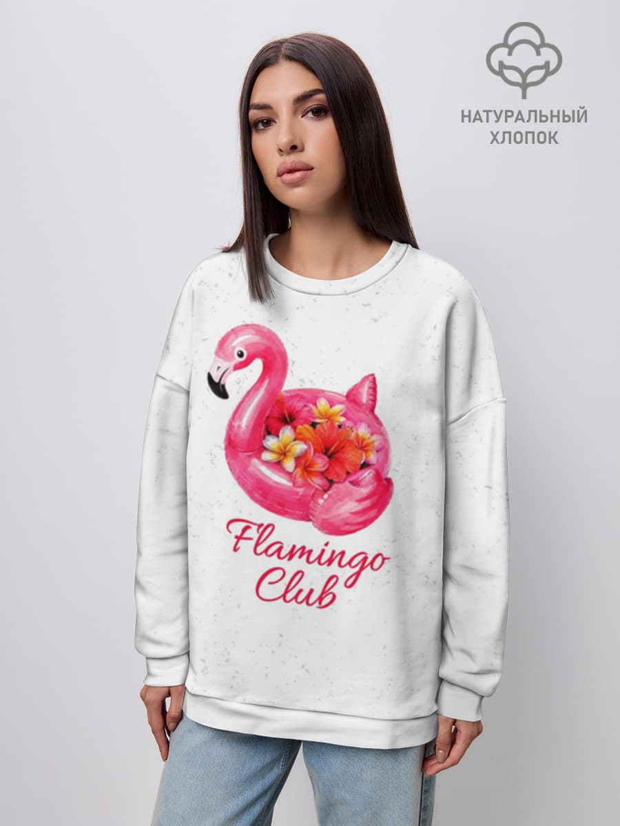 Розовый фламинго