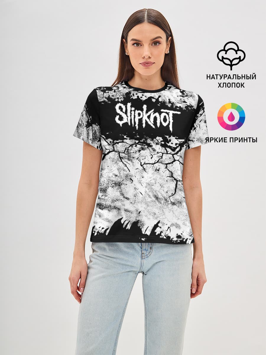 Надпись Слипкнот Рок Группа ЧБ | Slipknot