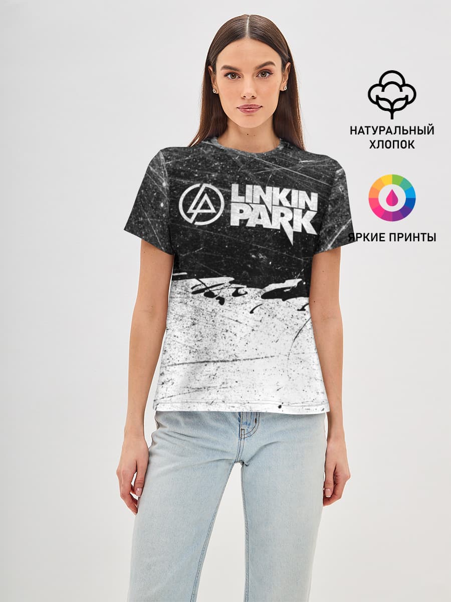 Линкин Парк Лого Рок ЧБ | Linkin Park Rock