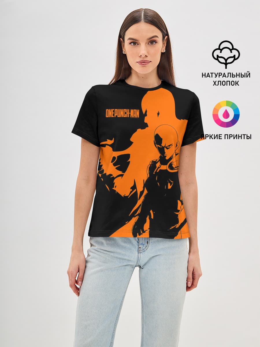 Сайтама образ в силуэте One Punch-Man