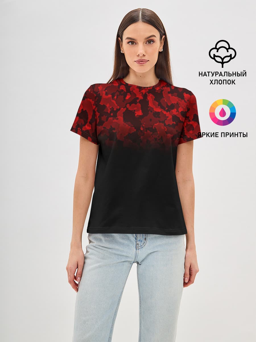 BLACK RED CAMO | RED MILLITARY