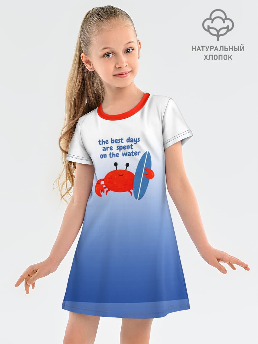 Платье детское из хлопка