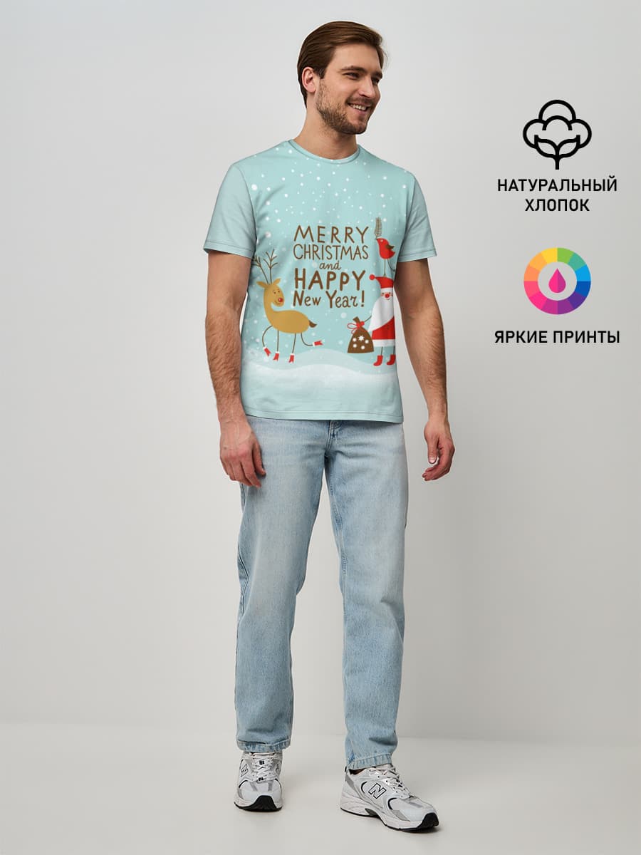 Мужская базовая футболка
