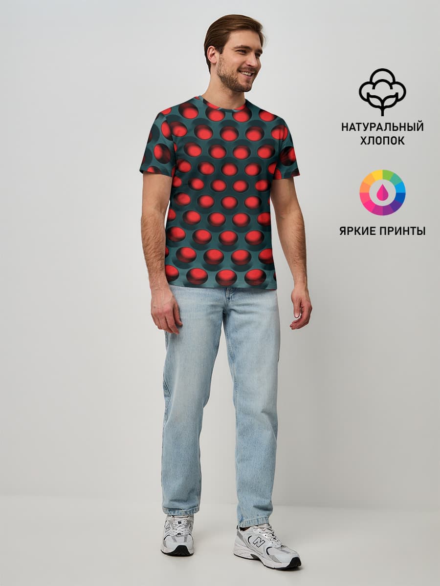 Раскалённый красный 3Д