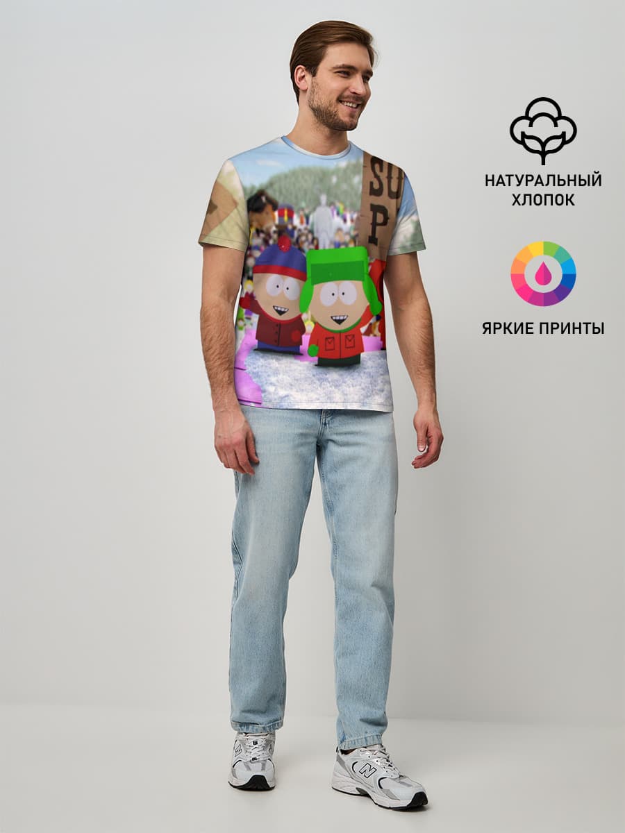 Мужская базовая футболка