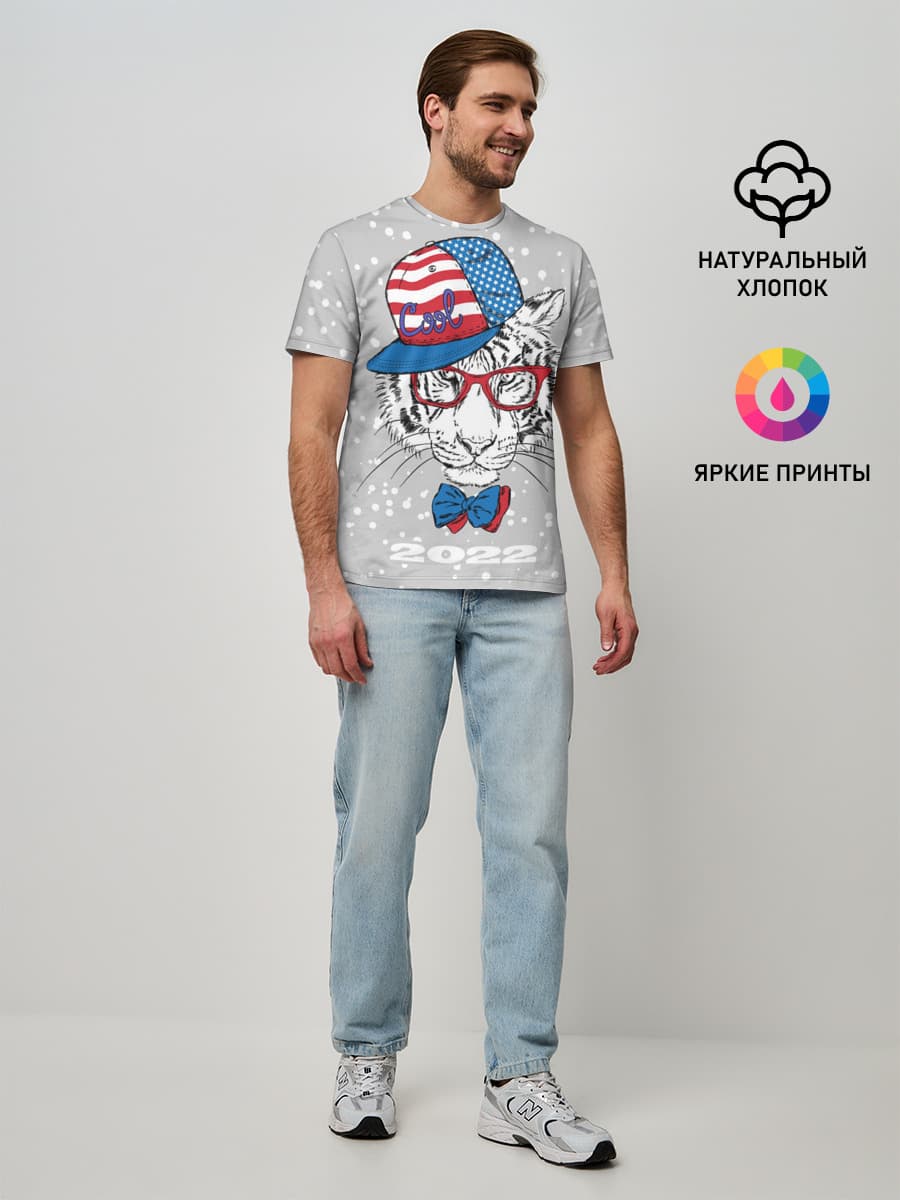 Крутой белый тигр