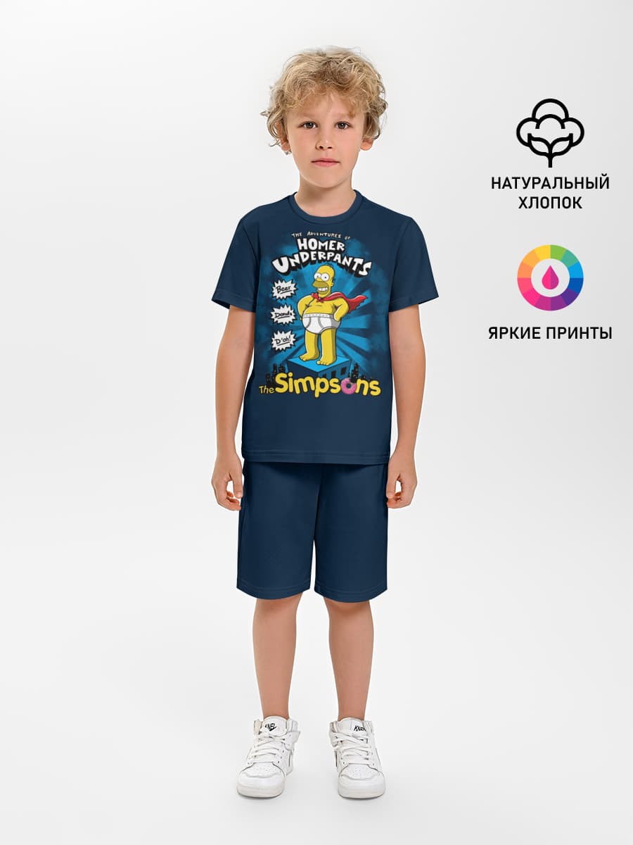 Детская пижама с шортами