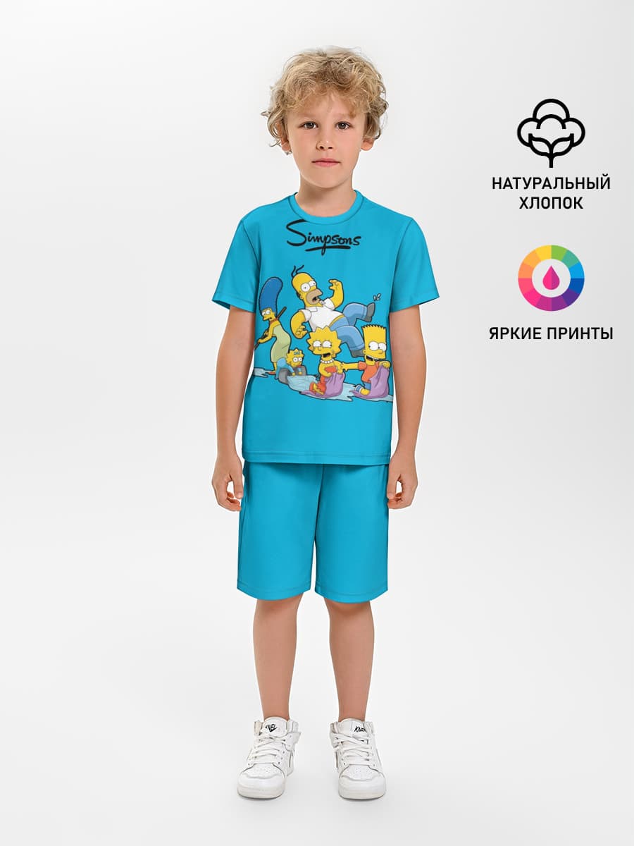 Детская пижама с шортами
