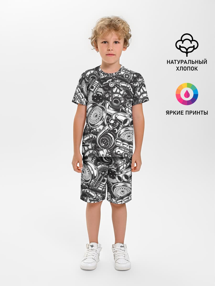Детская пижама с шортами