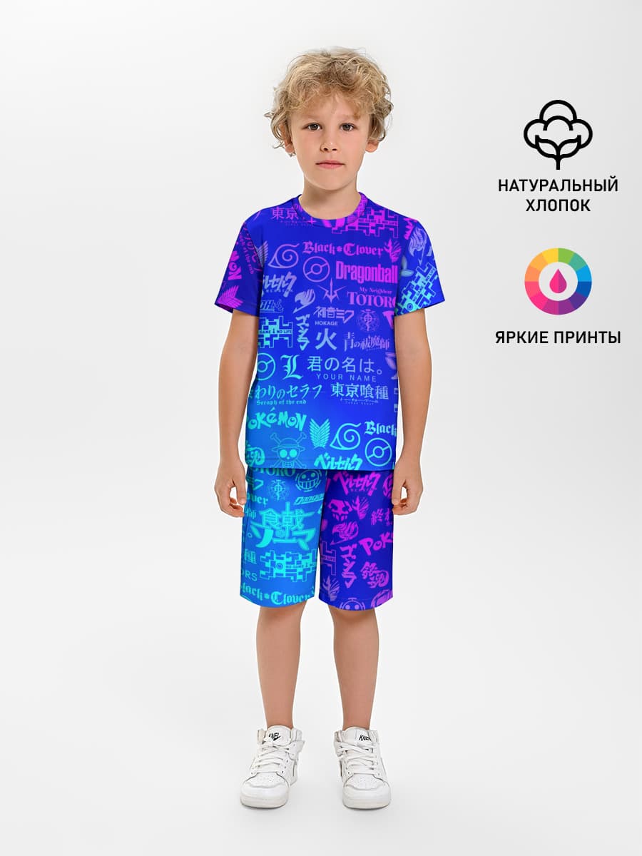 Детская пижама с шортами