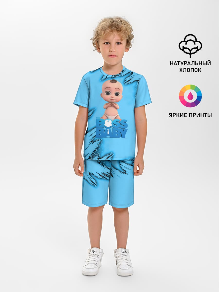 Детская пижама с шортами